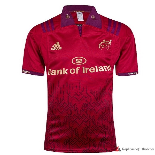 Camiseta Munster Primera equipación 2017-2018 Rojo Rugby